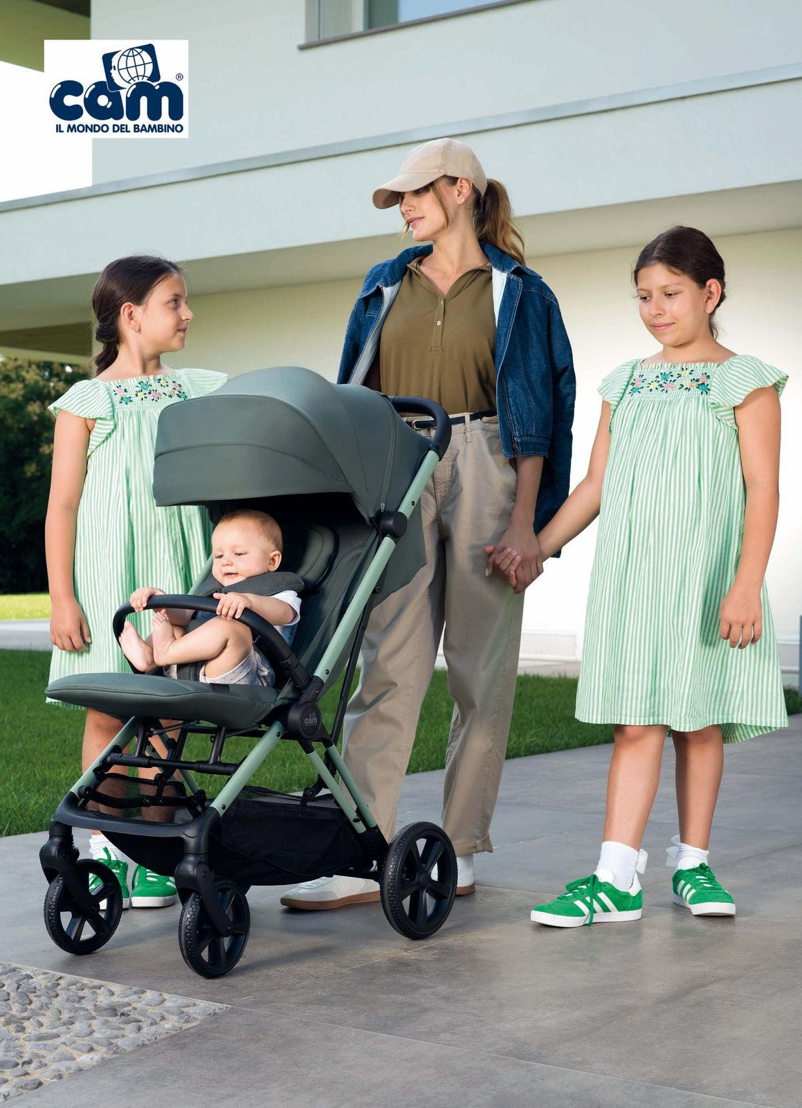 SPORT-KINDERWAGEN Buggy Off Road Air, klappbar - Beige, Kunststoff (57/87.5/100cm) - Cam il Mondo del Bambino S.p.A.