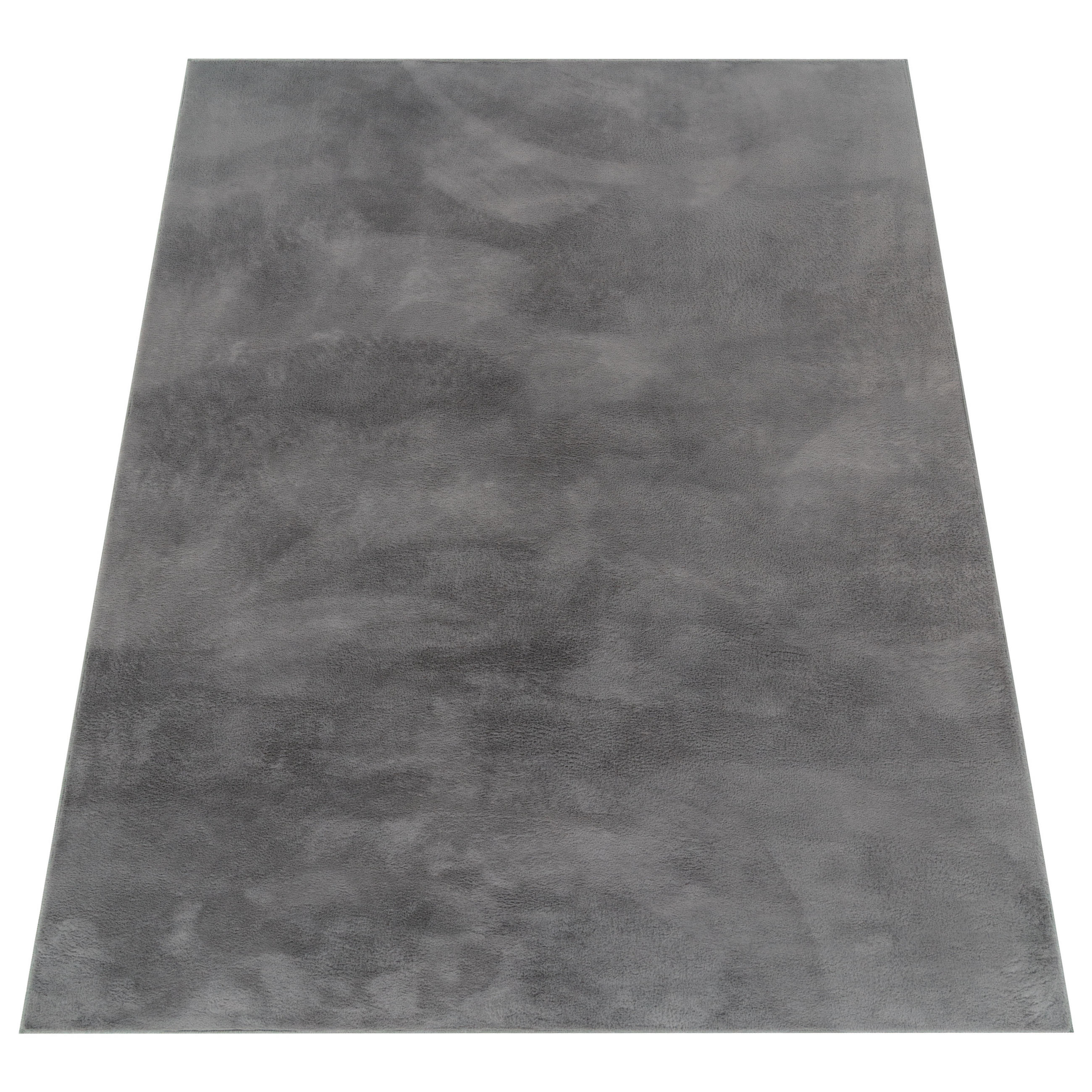 HOCHFLORTEPPICH 120/160 cm Soft 380 - Anthrazit, Textil (120/160cm) - Paco Home