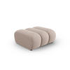 POUF Lupine aus Chenille-Stoff beige - Beige, Textil (95/43/92cm) - Micadoni