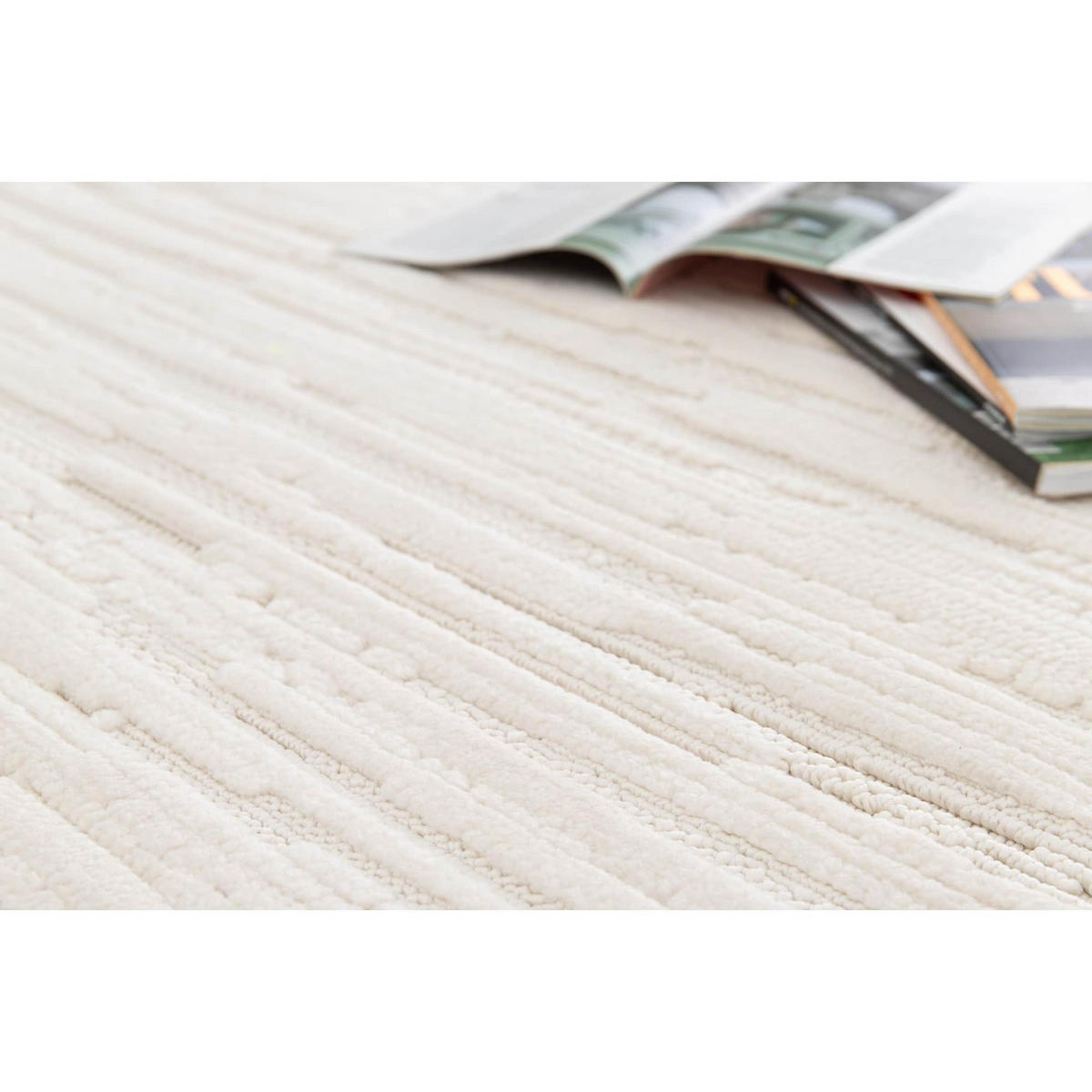 TEPPICH Vermon schneeweiß 200 x 290 x 1 cm - Weiß, Textil (200/290cm) - Vivaraise