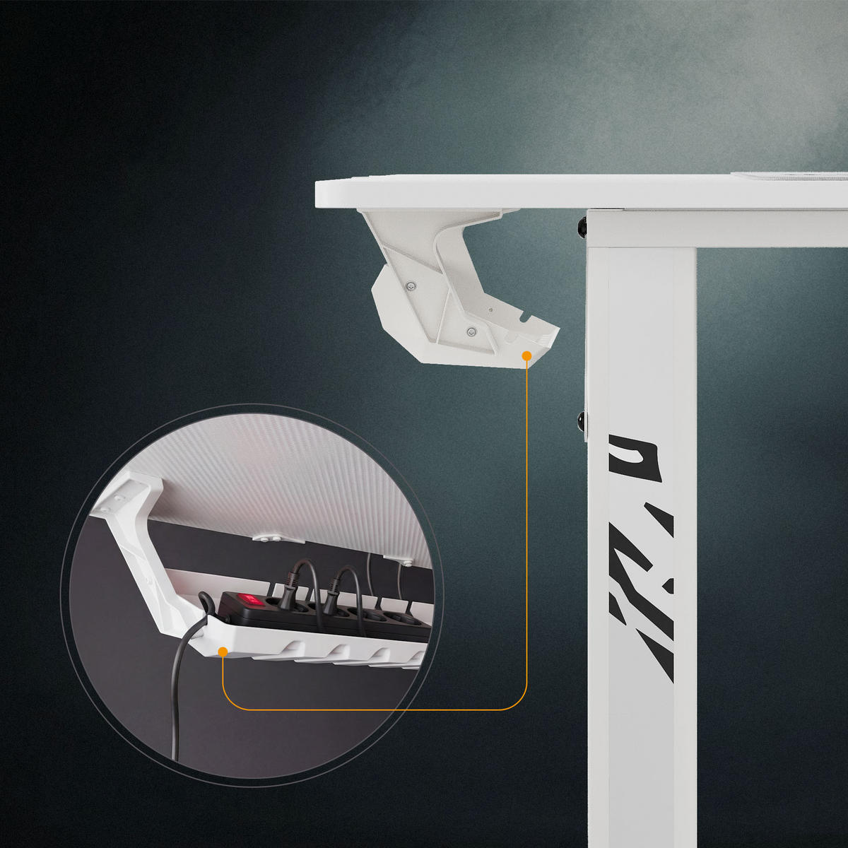 SCHREIBTISCH X-Mate - Weiß, Holzwerkstoff (60/100/75cm)