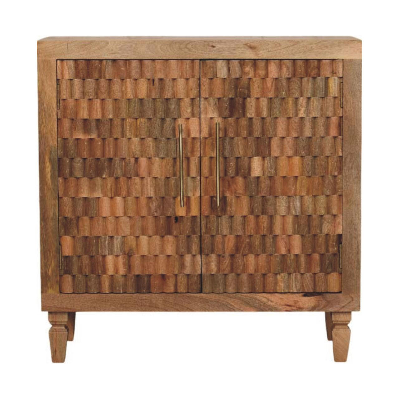 Artisan Furniture NOČNÍ STOLEK s povrchem Amber Oak, 2 zásuvky