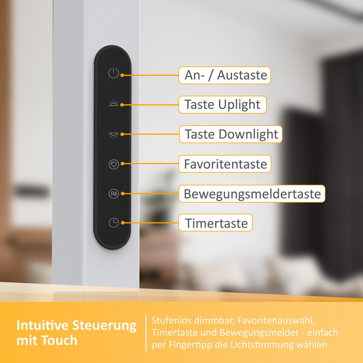 LED-STEHLEUCHTE Weiß 195 x 80 x 24 cm Metall - Weiß, Metall (80/30/195cm) - Northpoint