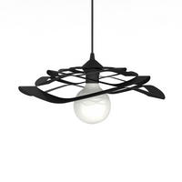 HÄNGELEUCHTE Kami - Schwarz, Metall (40/40/10cm) - Lumicom