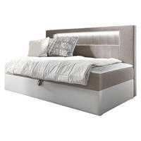 BOXBETT Gold Junior 2 - Creme/Weiß, Holz (100/200cm) - MIRJAN24