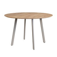 JÍDELNÍ STŮL Halvar Greige - medově dubová/šedobéžová, kompozitní dřevo (120/120/76.5cm) - Vicco