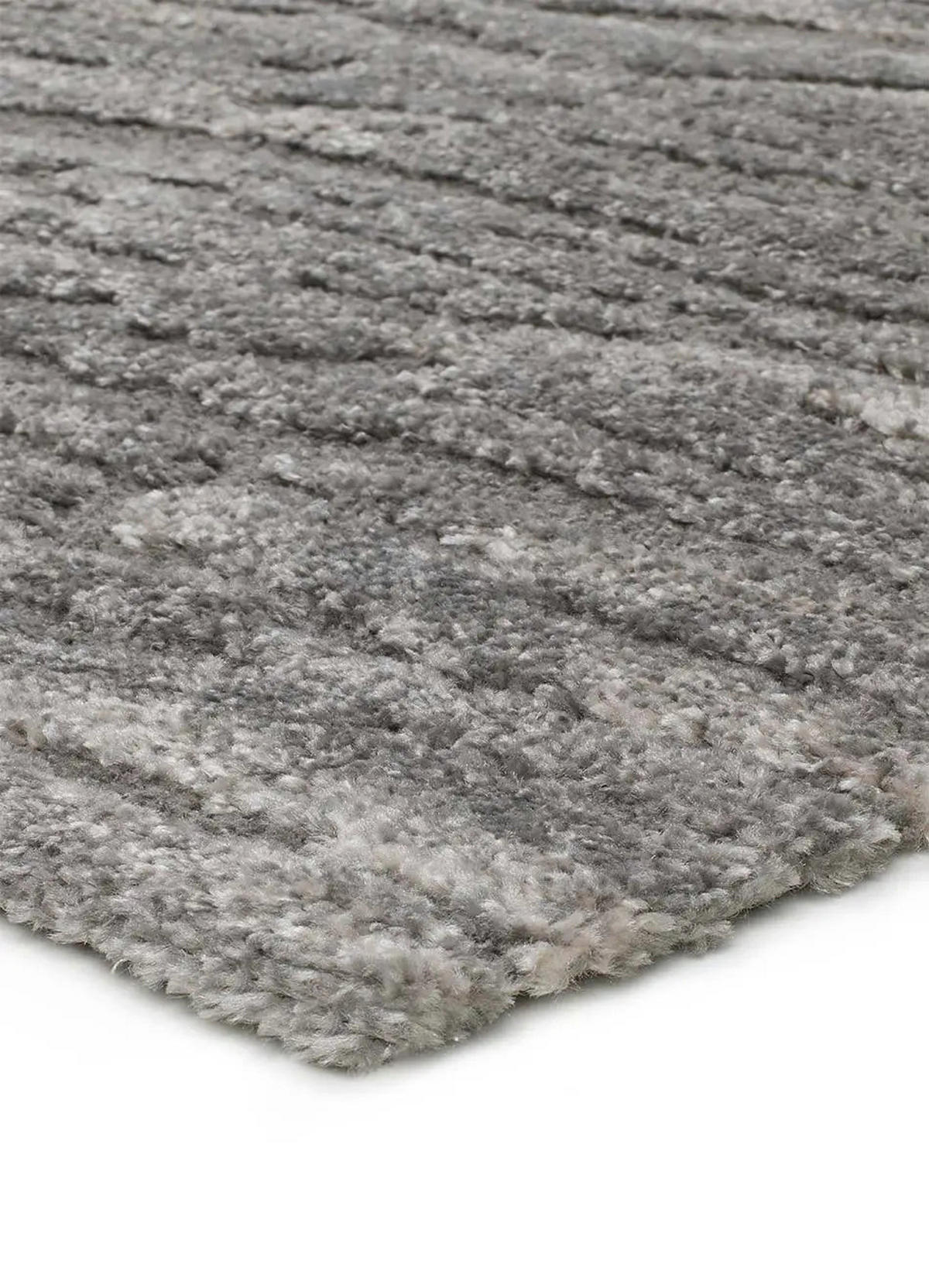 WEBTEPPICH Grau Yen 120/170 cm - Grau, Naturmaterialien/Textil (120/170cm) - Atticgo