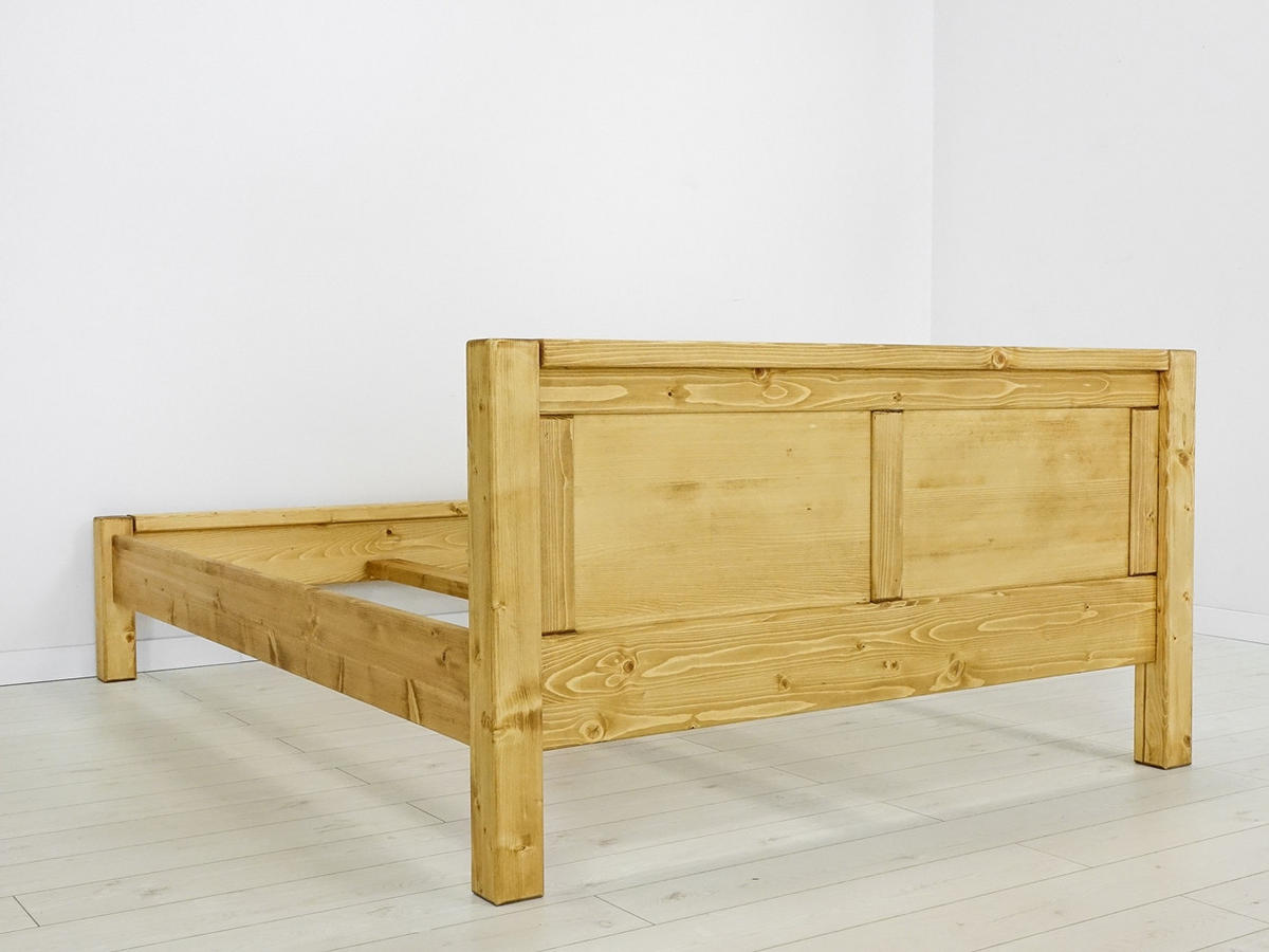 BETT aus Massivholz Sara - Honig, Holz (90/200cm) - Seart