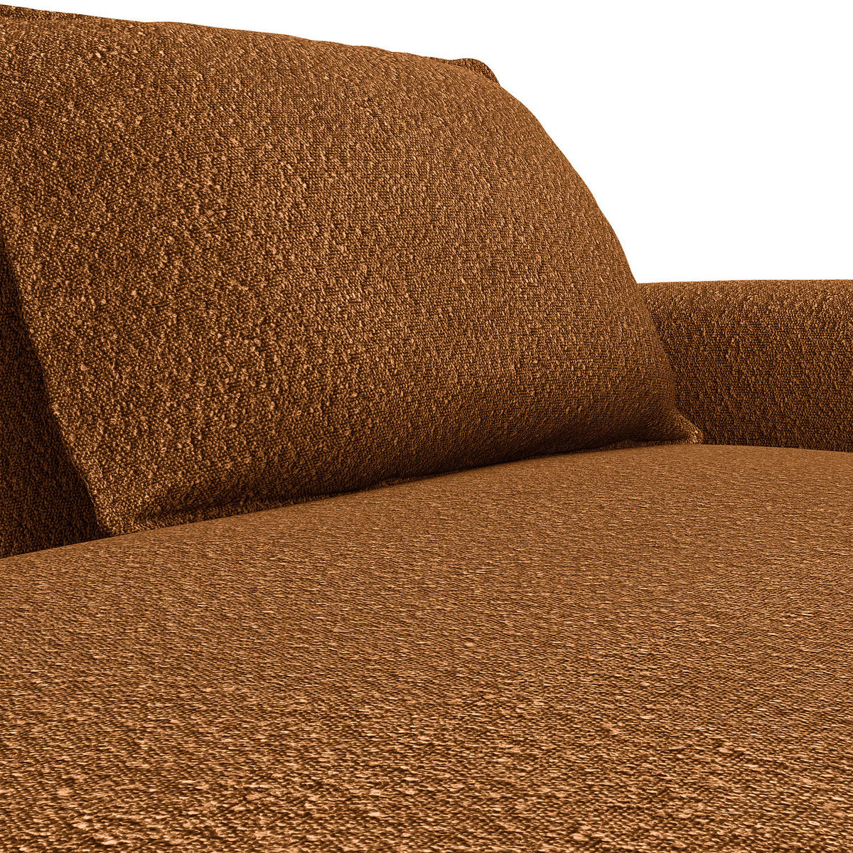 2,5-SITZER SOFA - Beige, Textil (217/82/156cm) - home24