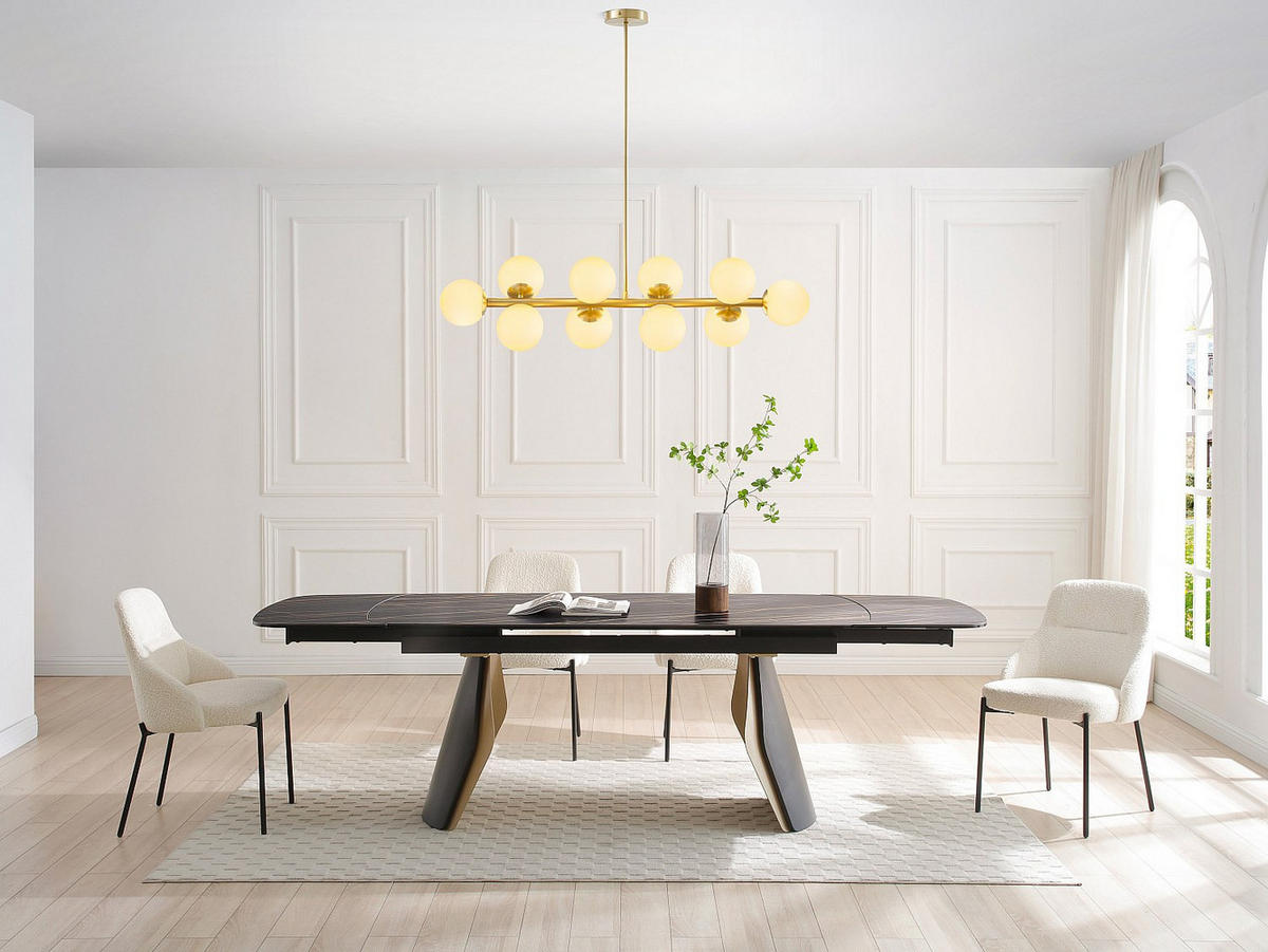 DECKENLEUCHTE - 94 cm x 23 cm - metall - goldfarben Sofia - Goldfarben, Metall (23/94/88cm) - Vente-Unique