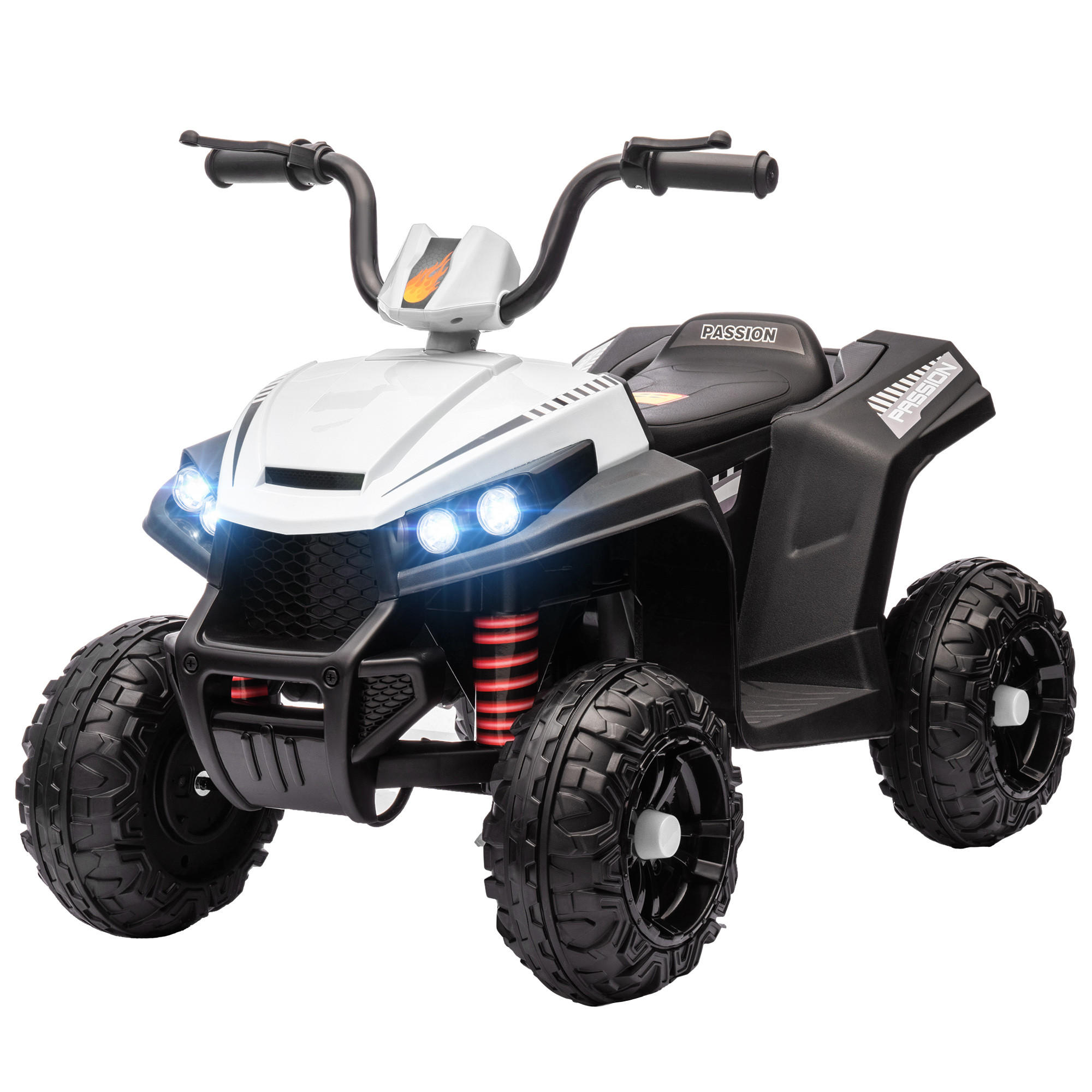 KINDER-QUAD Weiss - Weiß, Kunststoff (62/85/55.5cm) - Jamb