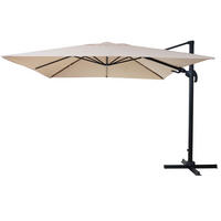 AMPELSCHIRM I Cremeweiß 300/300 cm - Weiß, Textil (360/300cm) - MCW