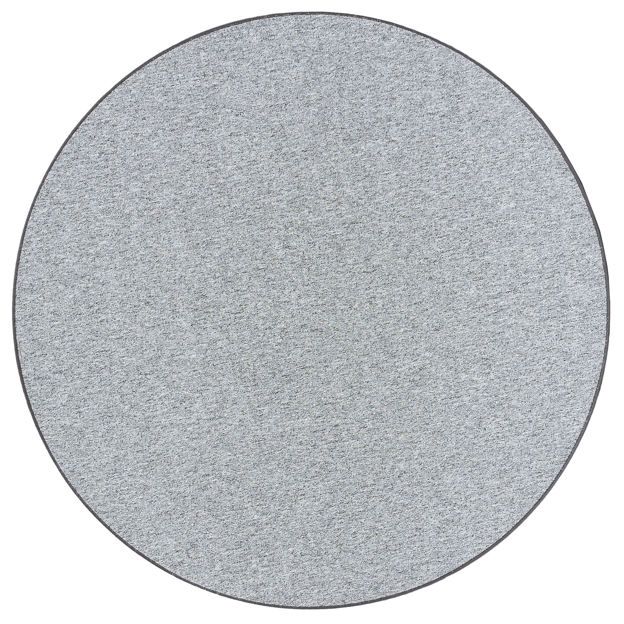 FEINSCHLINGEN VELOUR TEPPICH STRONG RUND - Silberfarben, Textil (200/200cm) - Snapstyle
