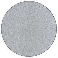 FEINSCHLINGEN VELOUR TEPPICH STRONG RUND - Silberfarben, Textil (100/100cm) - Snapstyle