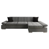 ECKSOFA Malwi, Seite: Rechts - Silbereichenfarben, Holz/Textil (278/161cm) - MIRJAN24