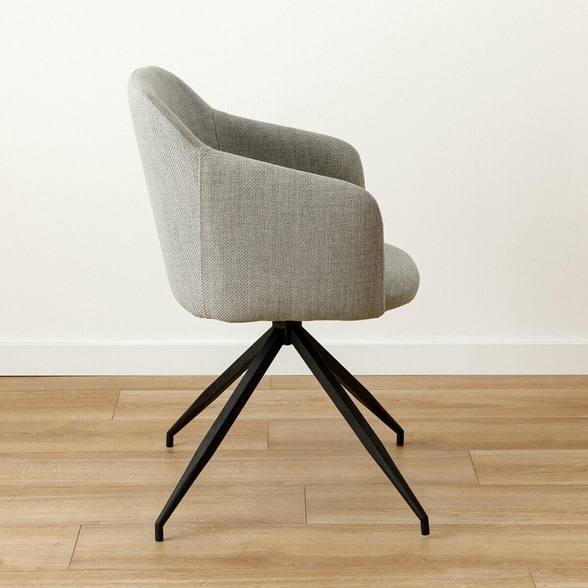 STUHL Vinnes Grau 59 cm x 84 cm - Grau, Textil (59/84/59cm) - Kenay Home