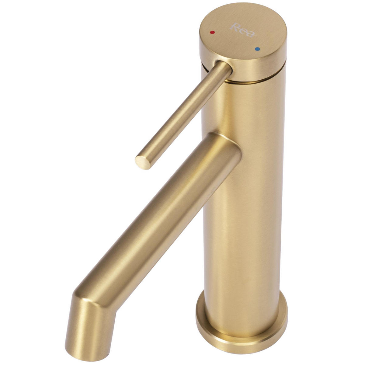 WASCHBECKENARMATUR Rea Foss Gold Brush Low - Goldfarben, Metall (4/20.5/16cm) - REA