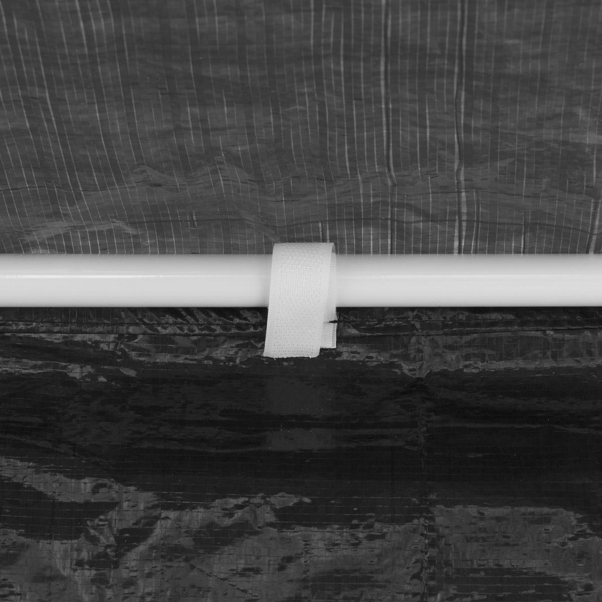 2XPAVILLON-SEITENTEILE - Grau, Kunststoff (300/200/0.1cm) - Relaxdays
