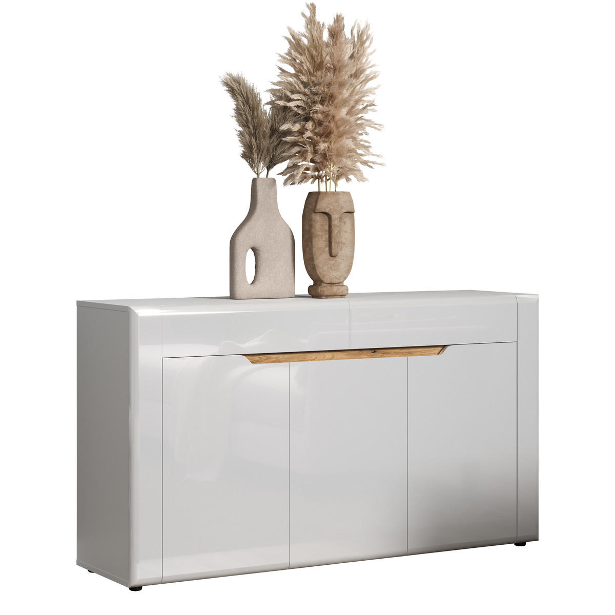 SIDEBOARD Marlon Weiß - Weiß, Holzwerkstoff (150/84/39cm) - Trendteam