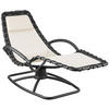 GARTENLIEGE Toulon,abnehmbares Kopfpolster,beige - Beige, Textil (77/83/170cm) - tectake