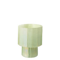 WINDLICHT ANN - Grün, Glas (18/22cm) - J-Line
