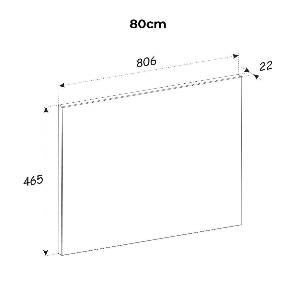DONJI ELEMENT ZA UMIVAONIK 80.6cm Adriel bež - boje kašmira, drvni materijal (80.6/59/46cm) - Petits-meubles