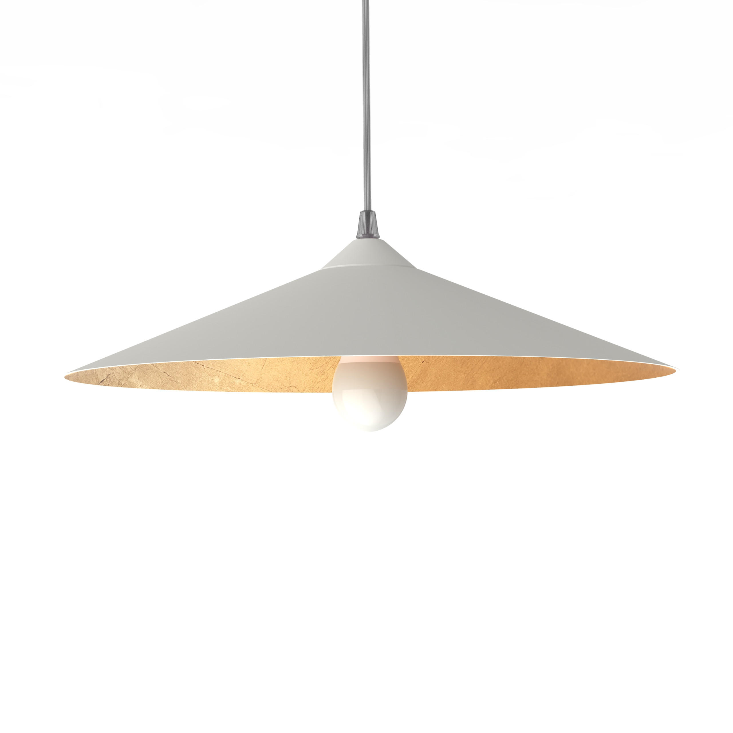 HÄNGELEUCHTE - Goldfarben, Metall (40/40/10cm) - Lumicom