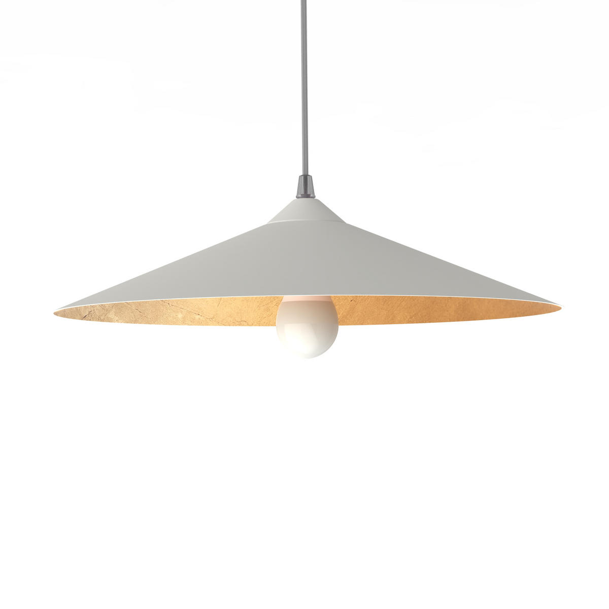 HÄNGELEUCHTE - Goldfarben, Metall (40/40/10cm) - Lumicom