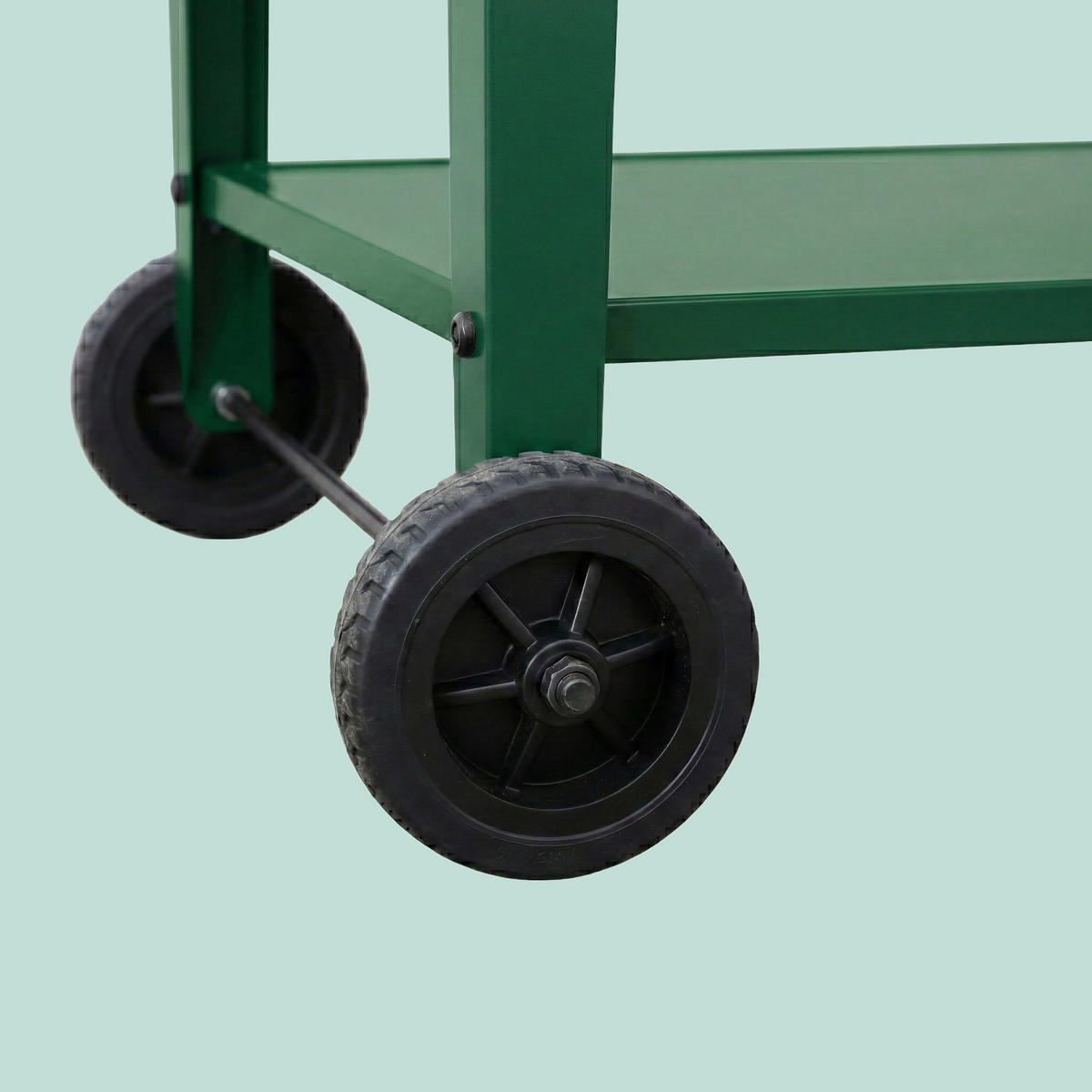 POVIŠENIGRED - zelena, metal/plastika (85/80/50cm) - Relaxdays