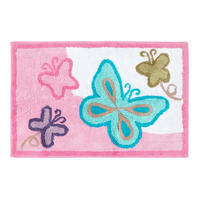 KINDERTEPPICH Schmetterlinge, Baumwolle 50/85 cm - Multicolor, Textil (50/85cm) - Homescapes