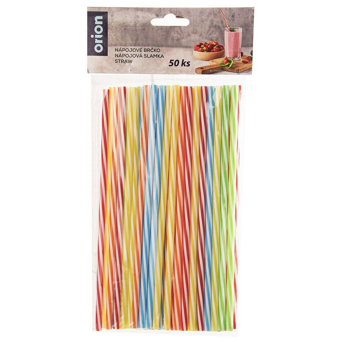 TRINKHALME wiederverwendbar 50-er Set Mehrfarbig - Multicolor, Kunststoff (0.6/22cm) - Orion 