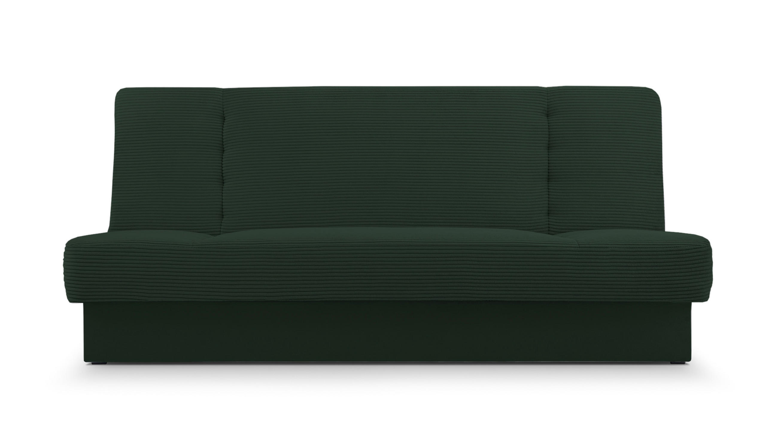 SCHLAFSOFA - Cyprus new - (Dunkelgrün) - Dunkelgrün, Holz (192/85/92cm) - Möblo