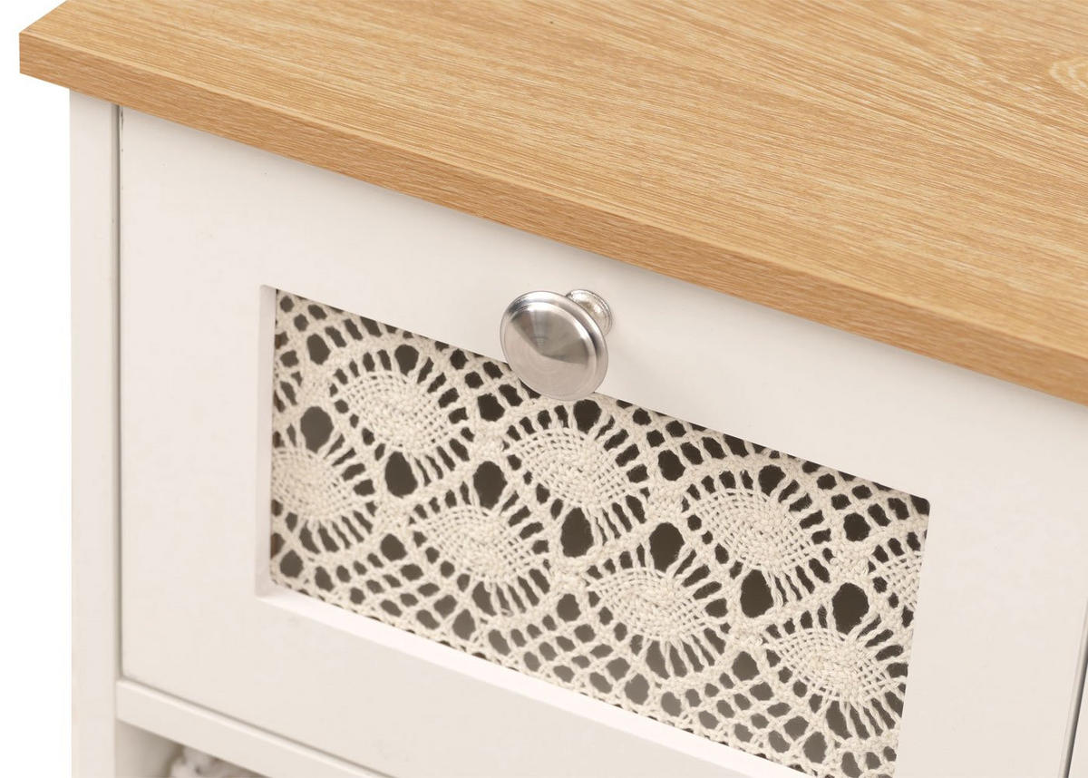 KOMODA Hnědá - hnědá, dřevo (30/63/30cm) - MCW