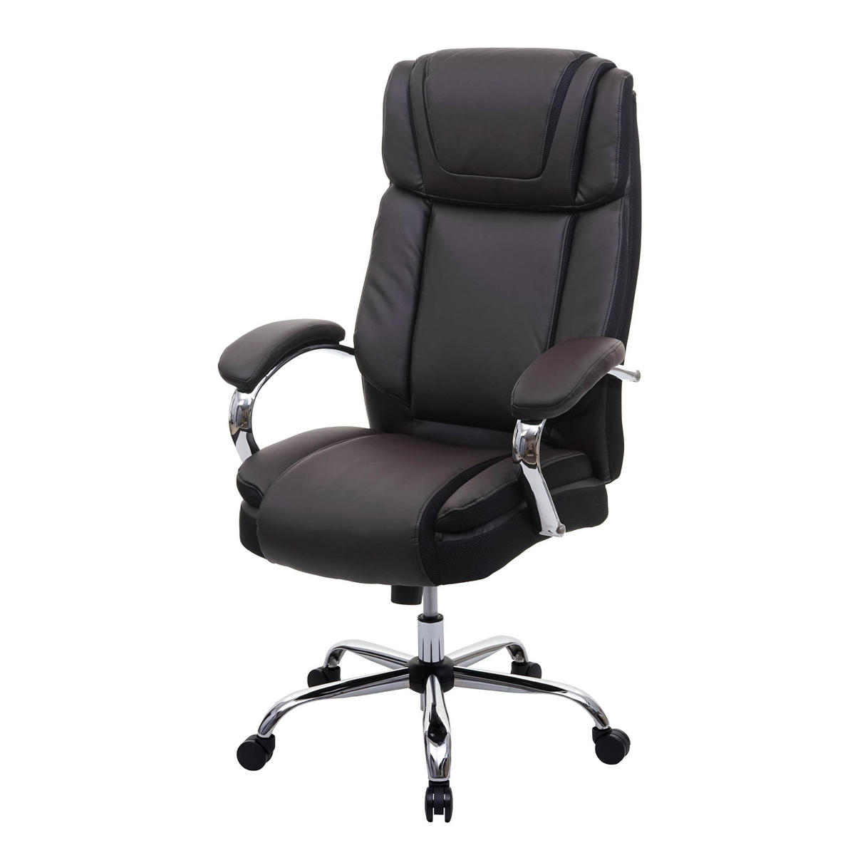 XXL BÜROSTUHL Braun - Braun, Textil (76/130/74cm) - MCW
