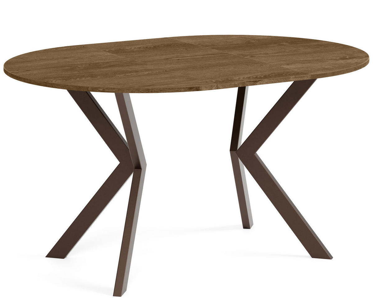 TISCH Braun EWA Ausziehbar - Braun, Holzwerkstoff (90/90/76cm) - Sepro Meble