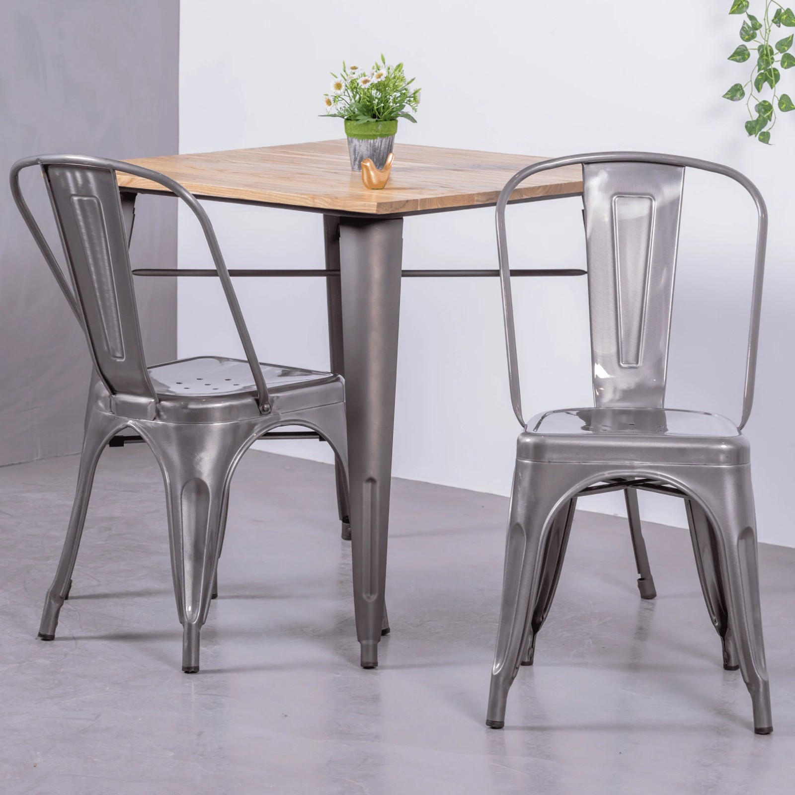 STUHL Metall Alufarben - Alufarben, Metall (44/85/55cm) - Nest Dream