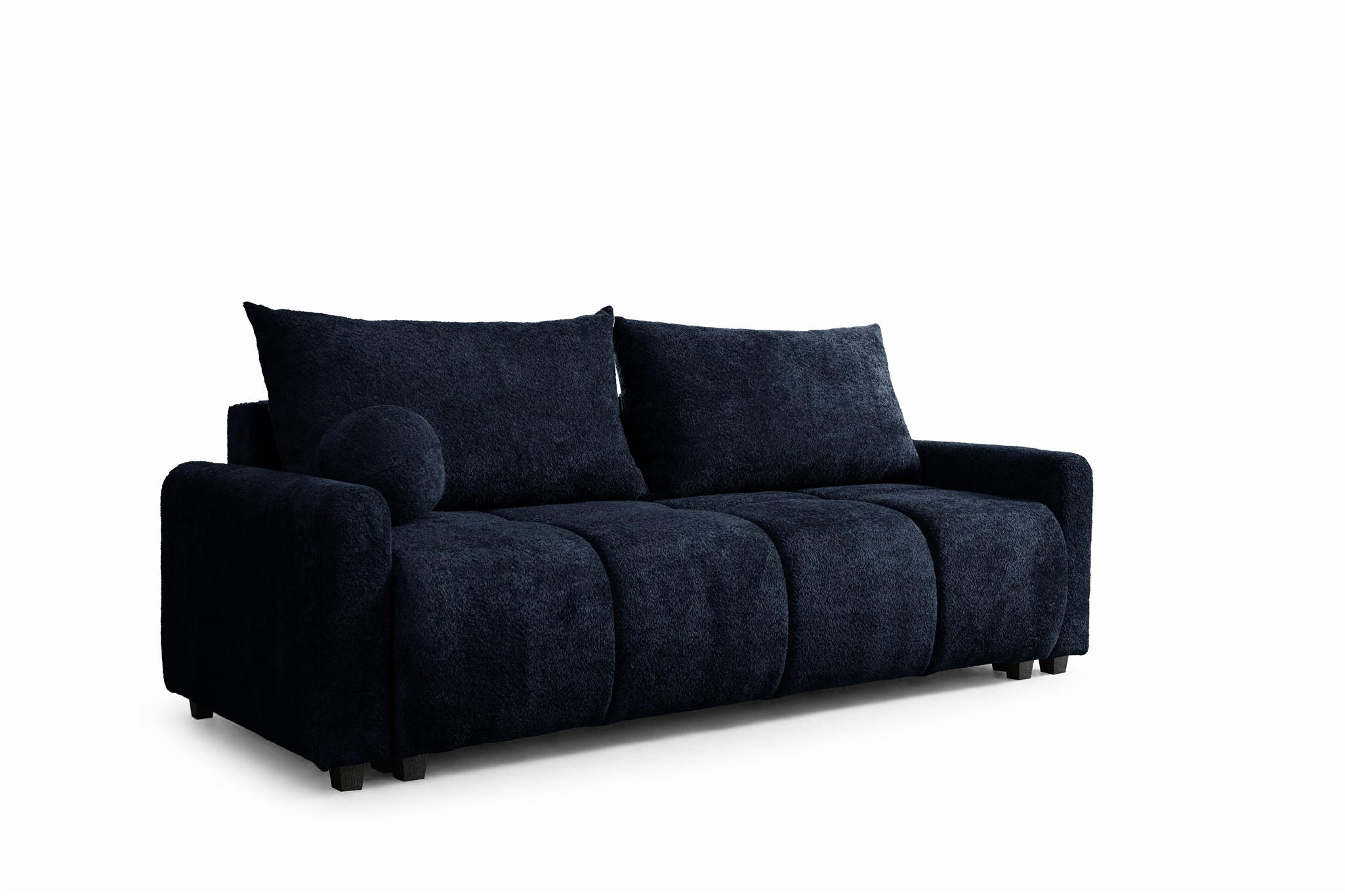 SCHLAFSOFA Giana - Dunkelblau, Holzwerkstoff/Textil (230/100/100cm) - Fun Möbel