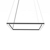 LED-HÄNGELEUCHTE - Schwarz, Metall (60/60/100cm) - Lumicom