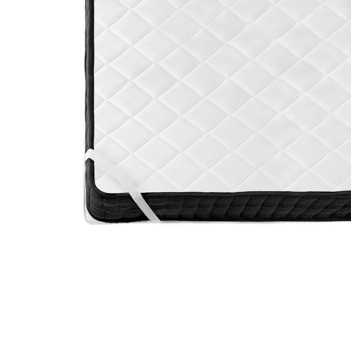 MATRATZENTOPPER 90/200 cm Aizkorri - Weiß, Textil (90/200cm) - Beliani