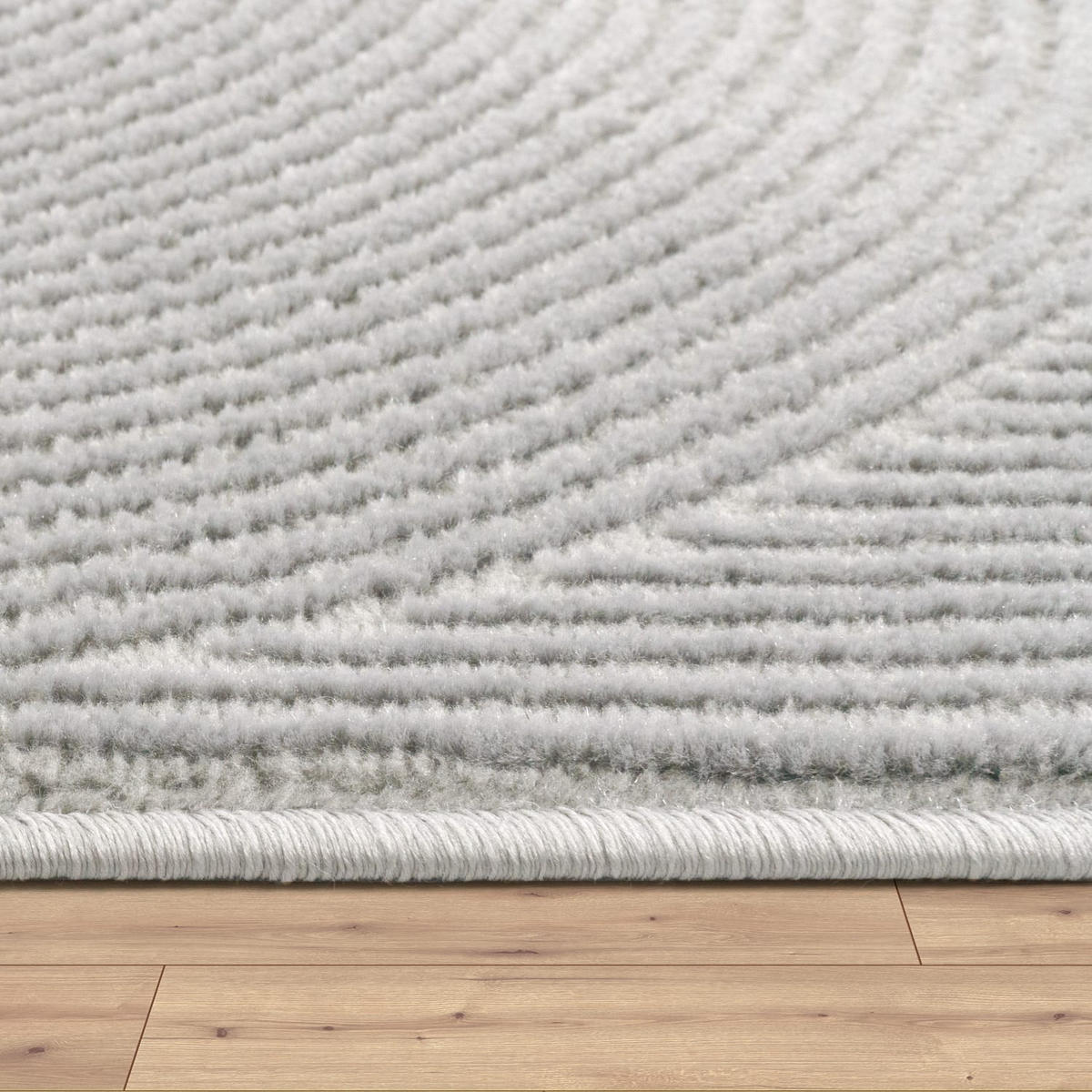 FLACHWEBETEPPICH Boho Anthrazit 80 x 150 cm - Anthrazit, Kunststoff (80/150cm) - TT Home