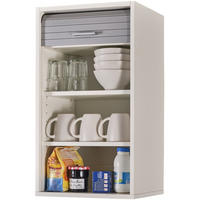 KÜCHENOBERSCHRANK mit Rolladentür 35/40/72cm - Weiß, Holzwerkstoff (40/72/35cm) - Simmob