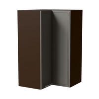 ECKHÄNGESCHRANK Salo W14/60 Lava / Dust Grey Matt 60 / 60 / 96cm - Dunkelgrau/Grau, Holz/Holzwerkstoff (60/96/60cm) - Feldmann-Wohnen