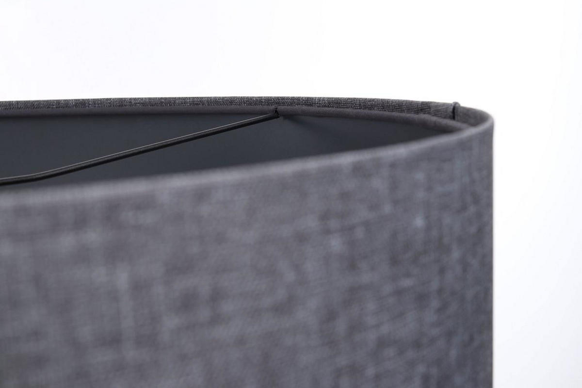 HÄNGELEUCHTE Grau 40/25 cm - Schwarz/Grau, Kunststoff (40/0.5/25cm) - ONZENO