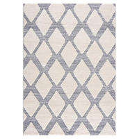 HOCHFLOR-TEPPICH Focus 4497 Grau 200x290 cm - Creme/Grau, Textil (200/290cm) - carpet city