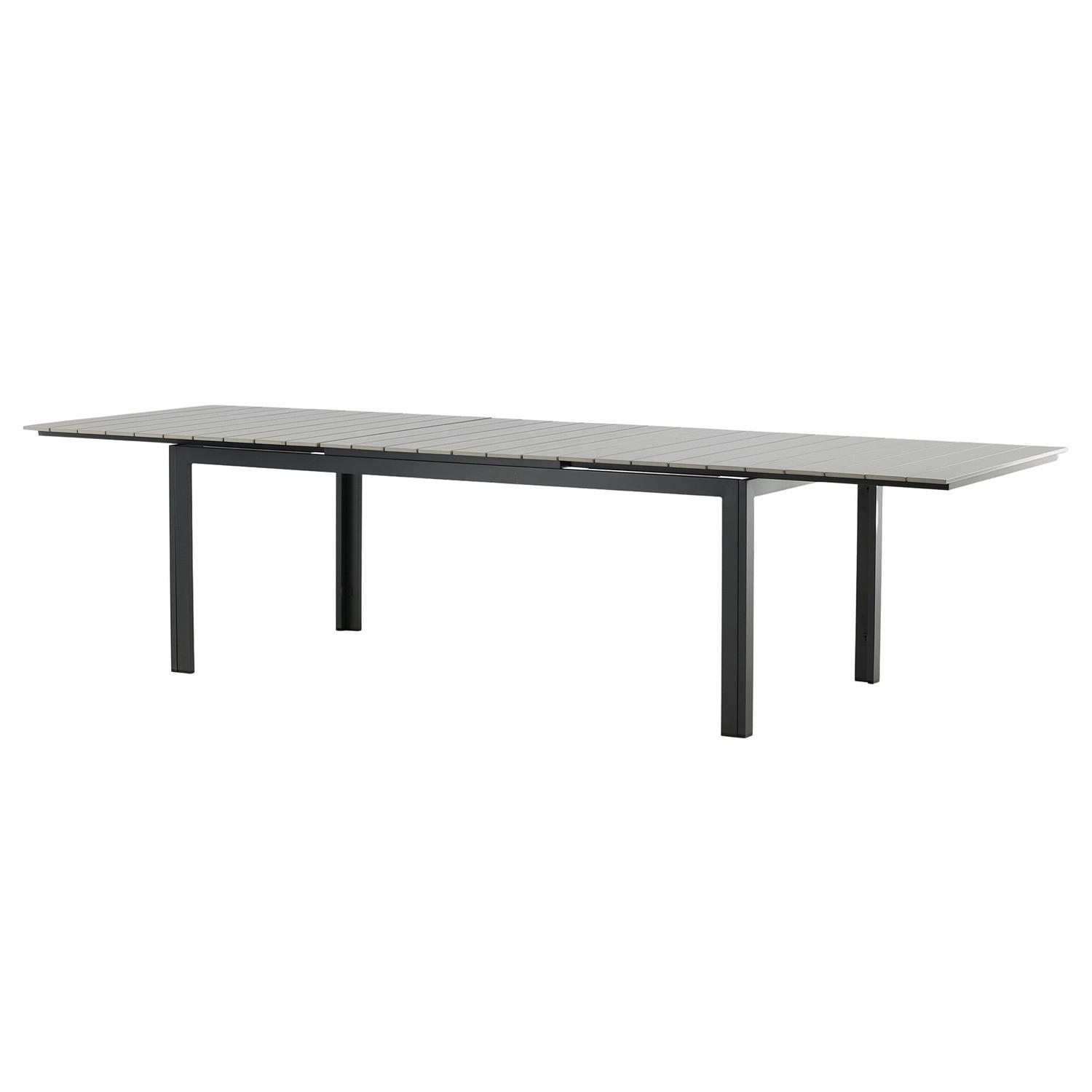 GARTENTISCH - Schwarz, Metall (229/100/75cm) - home24