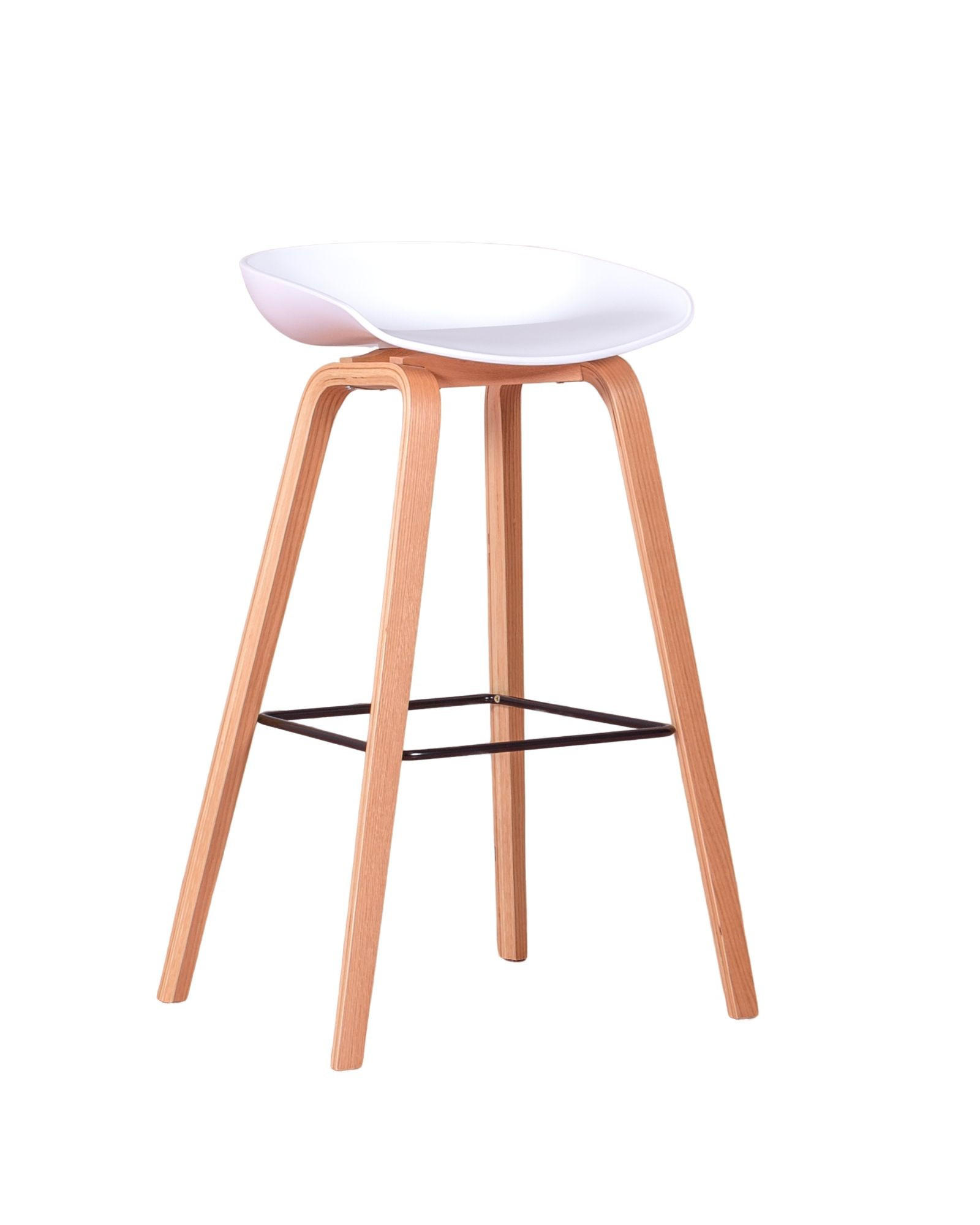 HOCKER Kunststoff Weiß - Weiß, Kunststoff (54/83/45cm) - Nest Dream