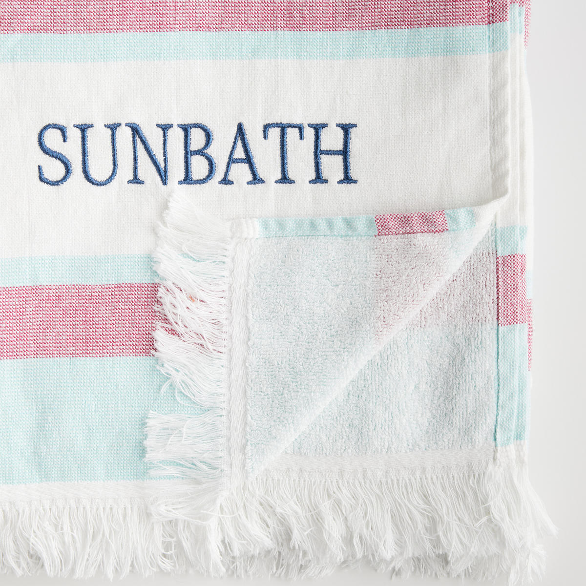 STRANDTUCH Sunbath - Violett, Textil (140/190cm) - home&you