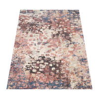 TEPPICH Outdoor Abstrakt Balkon, Terrasse schmutzabweisend Mehrfarbig Rechteckig 140x200 - Multicolor, Textil (140/200cm) - KADIMA DESIGN