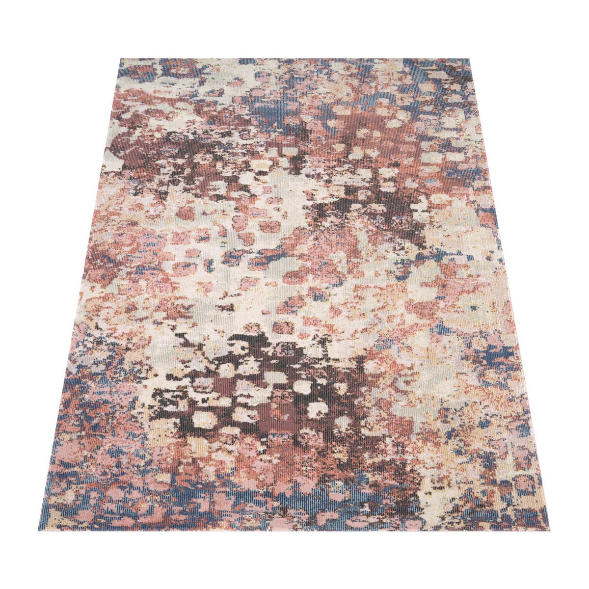 TEPPICH Outdoor Abstrakt Balkon, Terrasse schmutzabweisend Mehrfarbig Rechteckig 140x200 - Multicolor, Textil (140/200cm) - KADIMA DESIGN