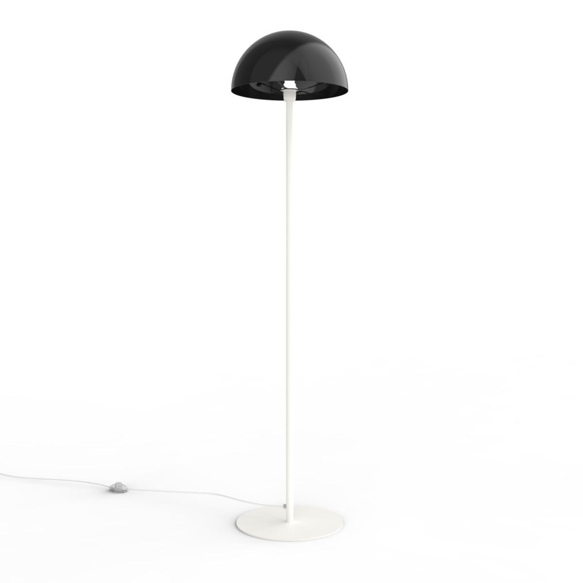 STEHLEUCHTE - Schwarz, Metall (40/40/165cm) - Lumicom